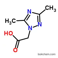 Molecular Structure of 684249-99-8 ((3,5-Dimethyl-[1,2,4]triazol-1-yl)-acetic acid)